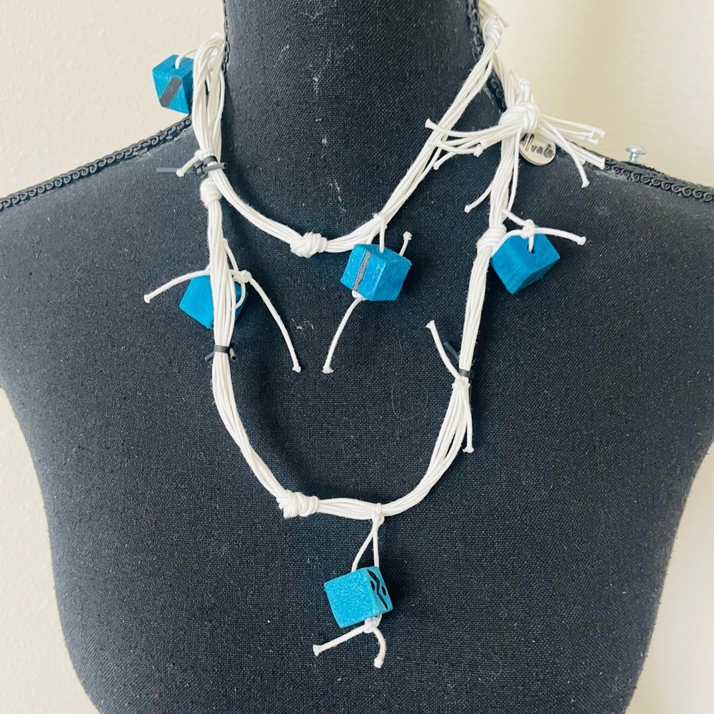 Jianhui London Blue Block Necklace